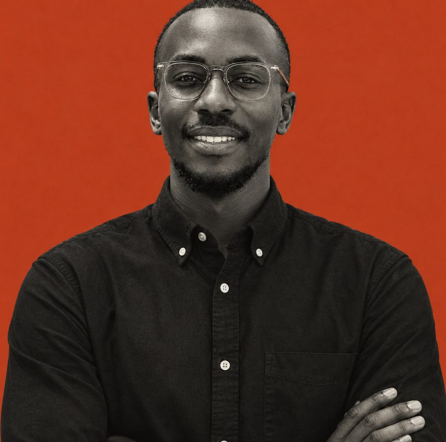 Portrait of Jonathan Mwebaze, founder of Ashita